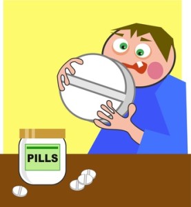 Man and 3 Pill Puzzle